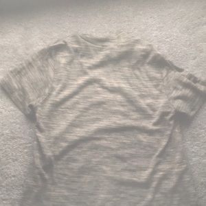 Short sleeve turtleneck, long and flowy.